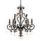 Quoizel Marquette 32" Wide Two Tier Scroll Arm Traditional Chandelier