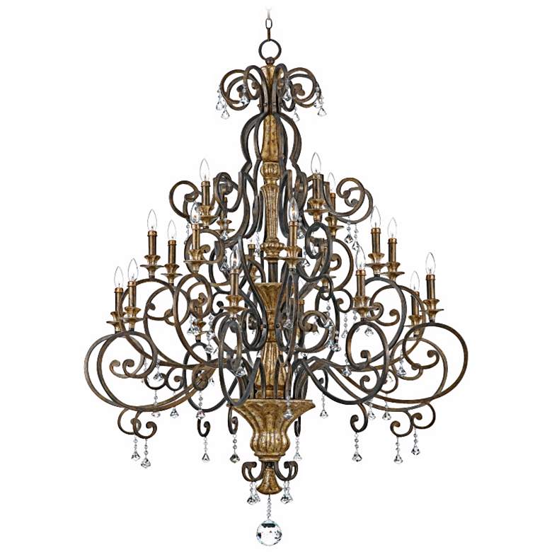 Image 2 Quoizel Marquette 48 1/2" Wide 20-Light Tiered Scroll Large Chandelier