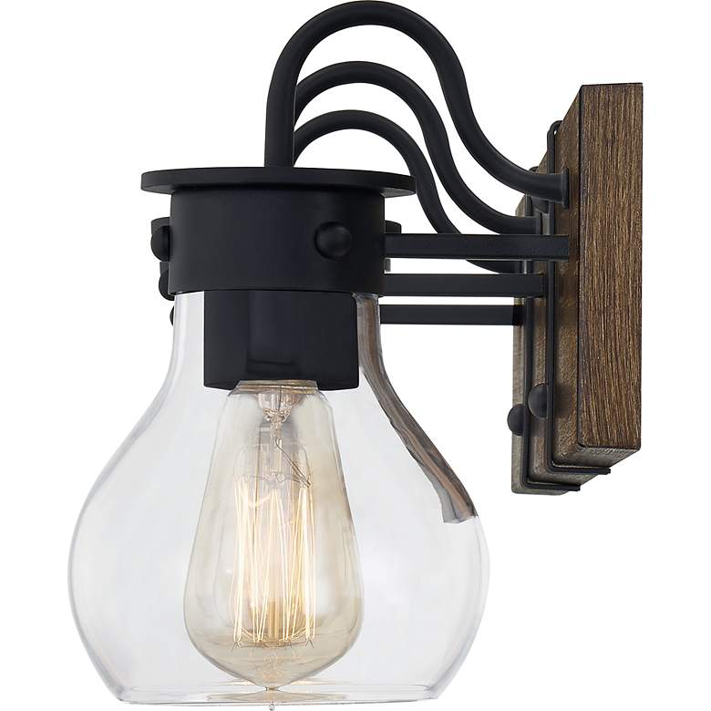 Image 3 Quoizel Maverick 24" Wide Earth Black Bath Light more views