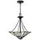 Quoizel Maybeck 17" Wide Valiant Bronze Pendant Light