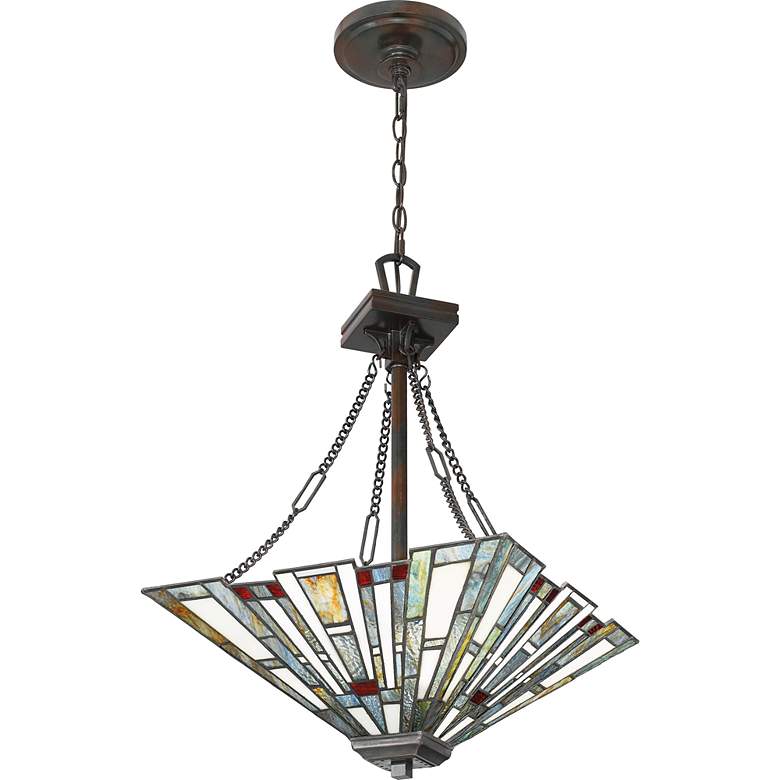 Image 2 Quoizel Maybeck 17" Wide Valiant Bronze Pendant Light more views