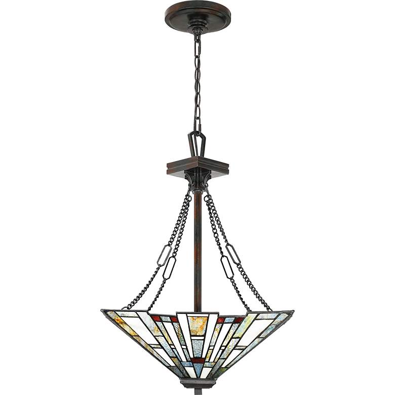 Image 3 Quoizel Maybeck 17" Wide Valiant Bronze Pendant Light more views