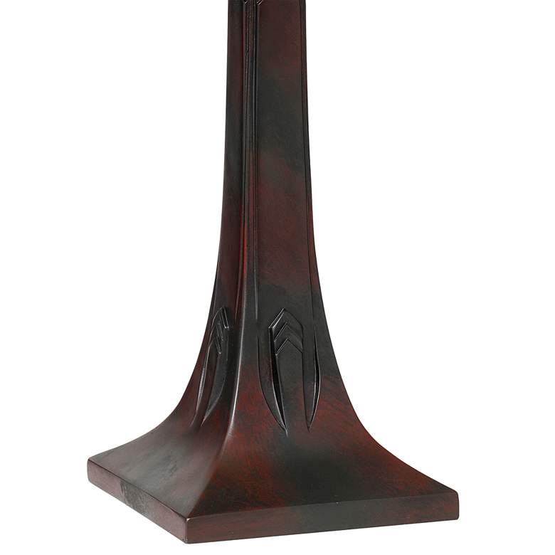 Image 3 Quoizel Maybeck 24 3/4" Valiant Bronze Tiffany-Style Table Lamp more views