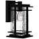 Quoizel McAlister 11 3/4" High Earth Black Outdoor Wall Light