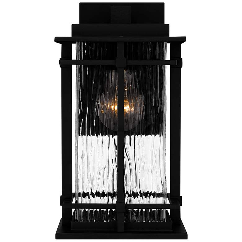 Image 4 Quoizel McAlister 11 3/4" High Earth Black Outdoor Wall Light more views