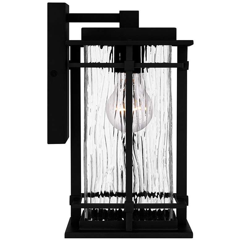 Image 5 Quoizel McAlister 11 3/4" High Earth Black Outdoor Wall Light more views