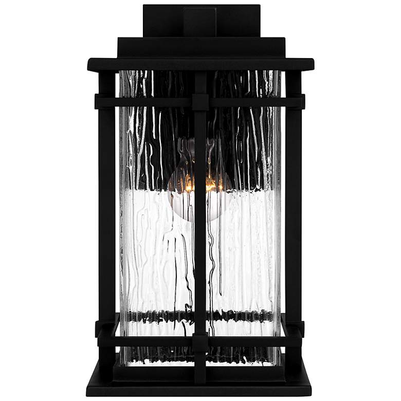 Image 2 Quoizel McAlister 14 inch High Earth Black Outdoor Wall Light more views