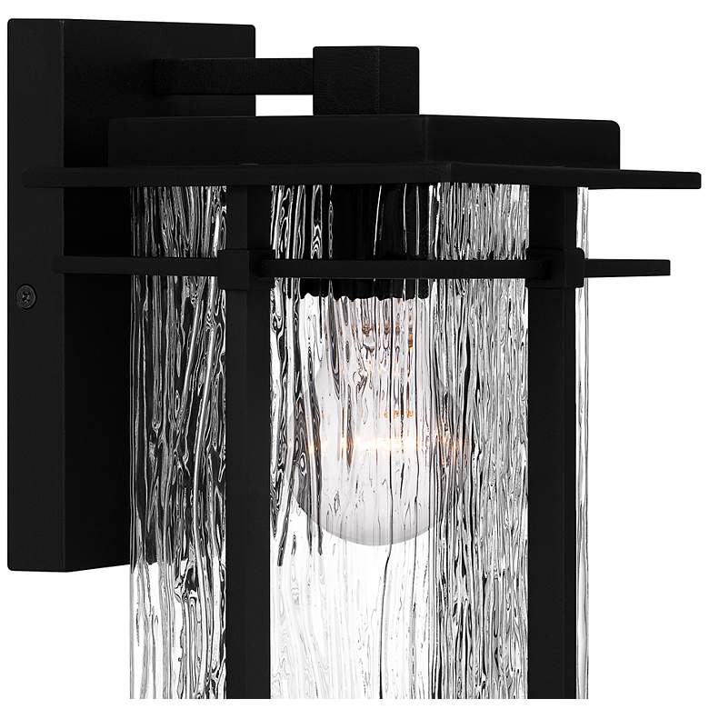 Image 4 Quoizel McAlister 14 inch High Earth Black Outdoor Wall Light more views