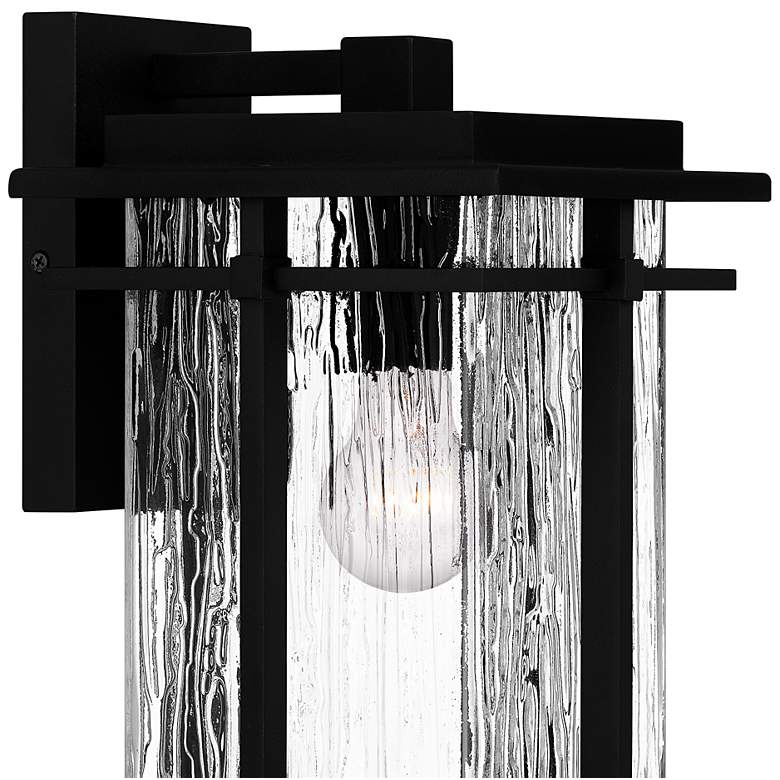 Image 5 Quoizel McAlister 14 inch High Earth Black Outdoor Wall Light more views