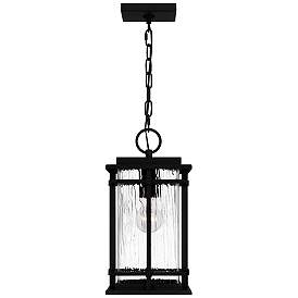 Image5 of Quoizel McAlister 15 1/2" High Earth Black Outdoor Hanging Light more views