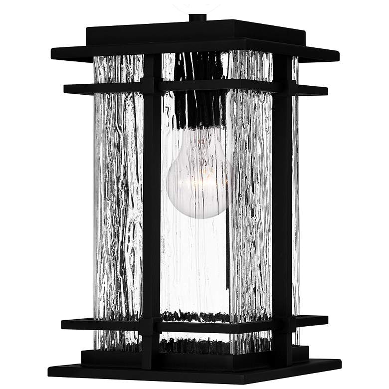 Image 3 Quoizel McAlister 15 1/2" High Earth Black Outdoor Mini-Pendant Light more views