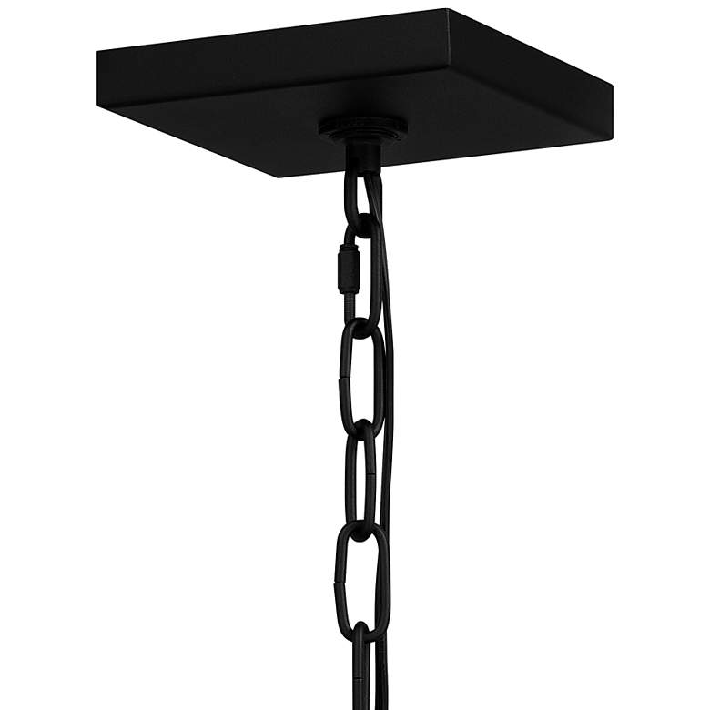 Image 4 Quoizel McAlister 15 1/2" High Earth Black Outdoor Mini-Pendant Light more views