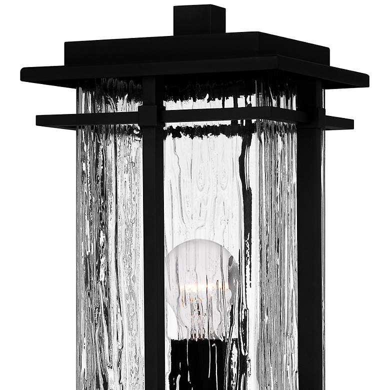 Image 6 Quoizel McAlister 16 1/2" High Earth Black Outdoor Post Mount Light more views