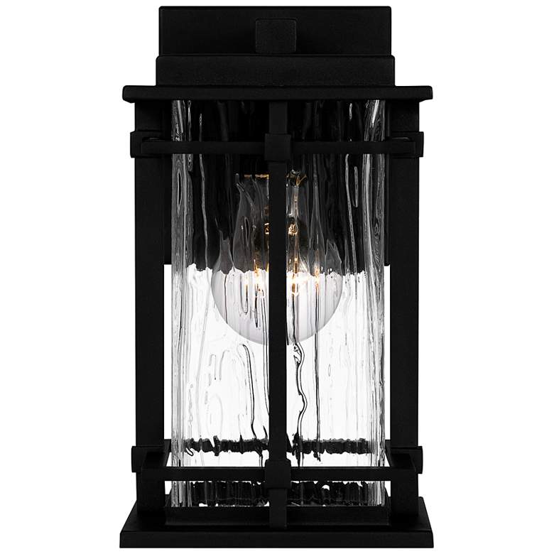 Image 4 Quoizel McAlister 9 3/4 High Earth Black Outdoor Wall Light more views
