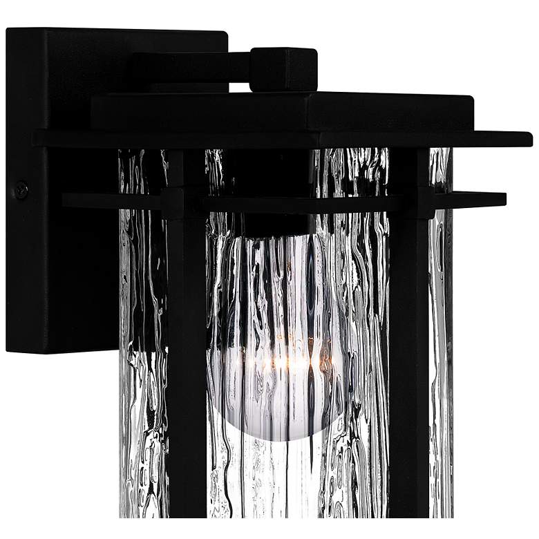 Image 6 Quoizel McAlister 9 3/4 High Earth Black Outdoor Wall Light more views