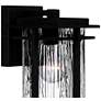 Quoizel McAlister 9 3/4 High Earth Black Outdoor Wall Light in scene