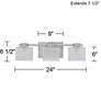 Thumbnail3 of Quoizel Melody 24" Wide Nickel 3-Light Bath Fixture more views