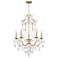 Quoizel Merida 28" Wide Vintage Gold 5-Light Chandelier
