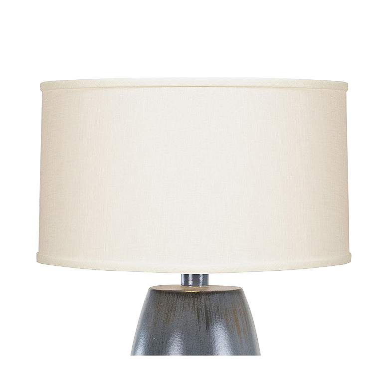 Image 2 Quoizel Mezzaluna 29" Charcoal Blue LED Table Lamp more views
