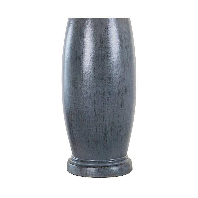 Image 3 Quoizel Mezzaluna 29" Charcoal Blue LED Table Lamp more views
