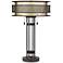 Quoizel Mica Western Bronze Double Shade Table Lamp
