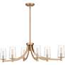 5_Quoizel Miccio 38"W Bronze Gold 6-Light Island Chandelier more views