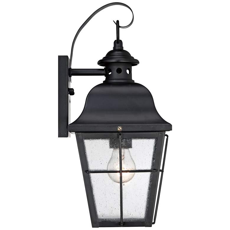 Image 4 Quoizel Millhouse 15 1/2 inch High Black Outdoor Wall Light more views