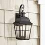 Quoizel Millhouse 18" High Black Outdoor Wall Light