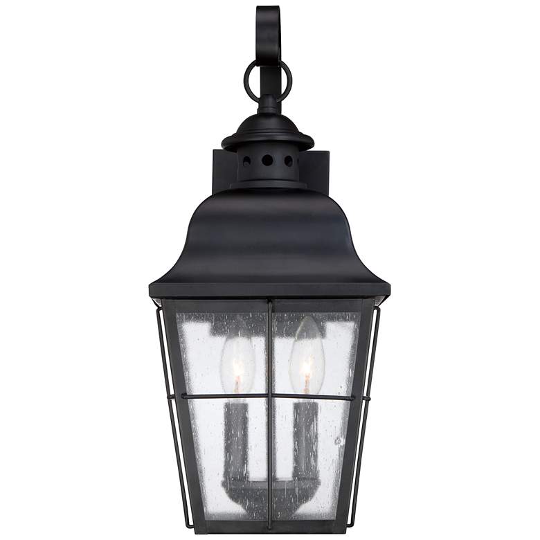 Image 3 Quoizel Millhouse 18" High Black Outdoor Wall Light more views
