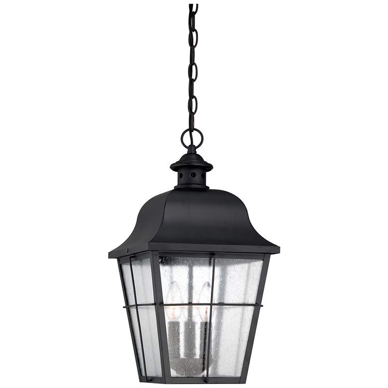 Image 2 Quoizel Millhouse 19" High Black Outdoor Hanging Light