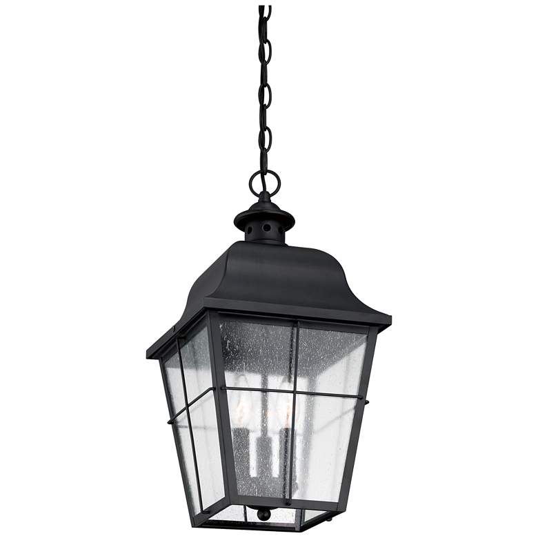 Image 5 Quoizel Millhouse 19 inch High Black Outdoor Hanging Light more views