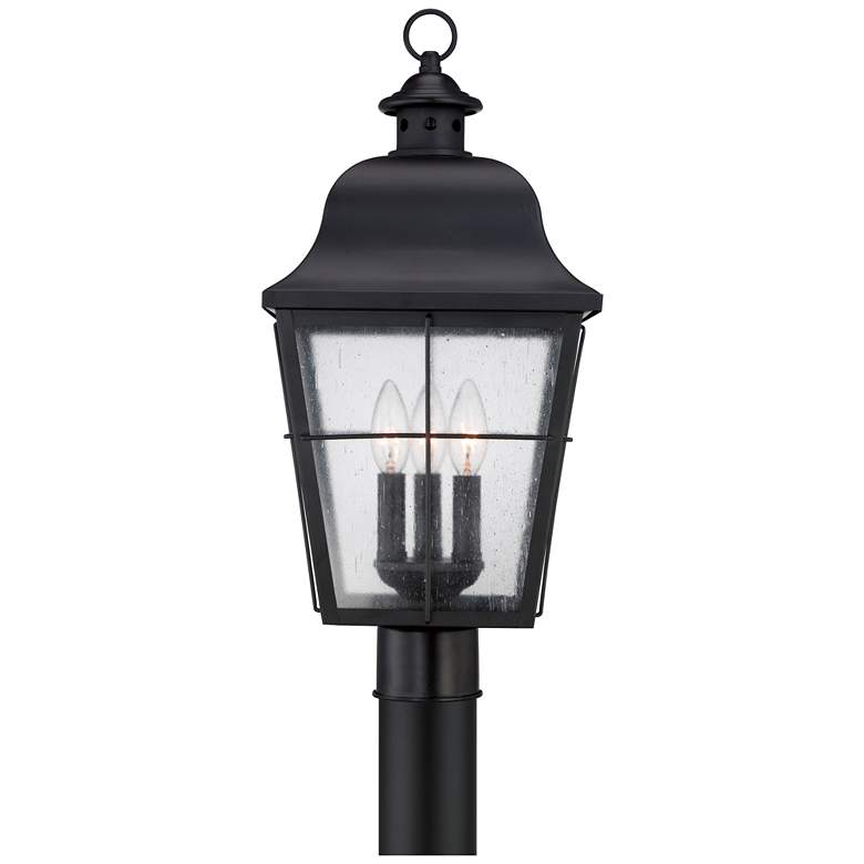 Image 3 Quoizel Millhouse 21 1/2" High Black Outdoor Post Light more views