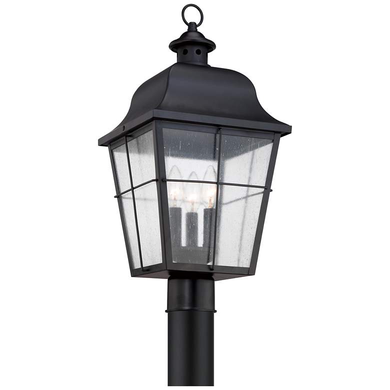 Image 5 Quoizel Millhouse 21 1/2" High Black Outdoor Post Light more views