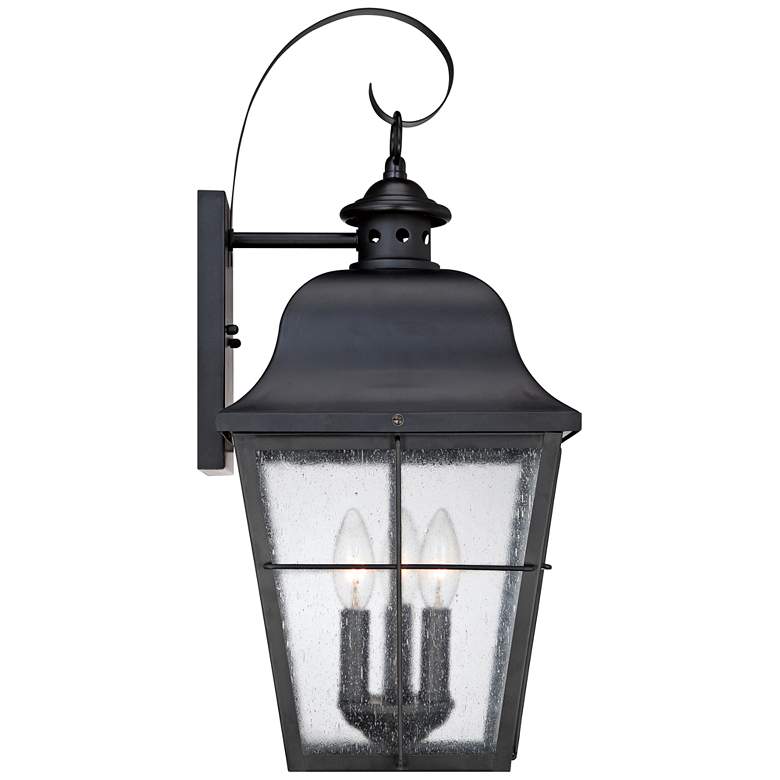 Image 4 Quoizel Millhouse 22 inch High Black Outdoor Wall Light more views
