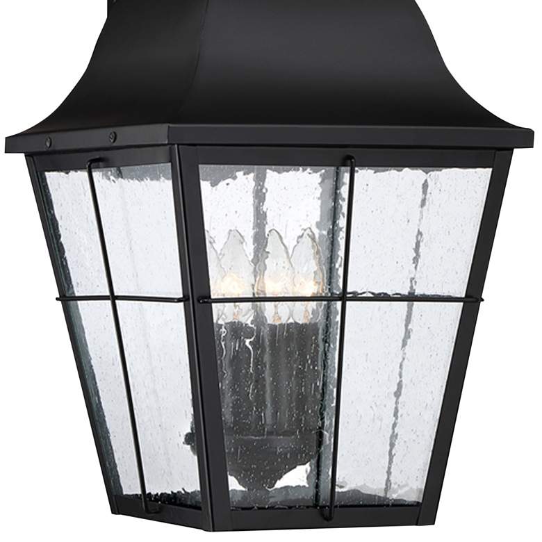 Image 3 Quoizel Millhouse 27 1/4 inch High Mystic Black 4-Light Outdoor Wall Light more views