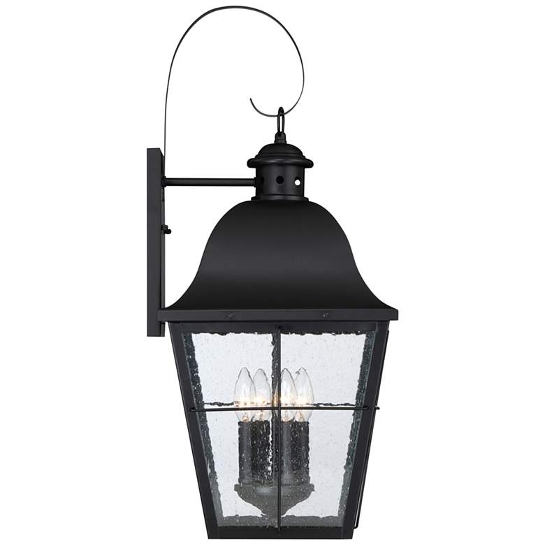 Image 4 Quoizel Millhouse 27 1/4 inch High Mystic Black 4-Light Outdoor Wall Light more views