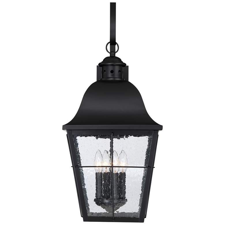 Image 5 Quoizel Millhouse 27 1/4 inch High Mystic Black 4-Light Outdoor Wall Light more views