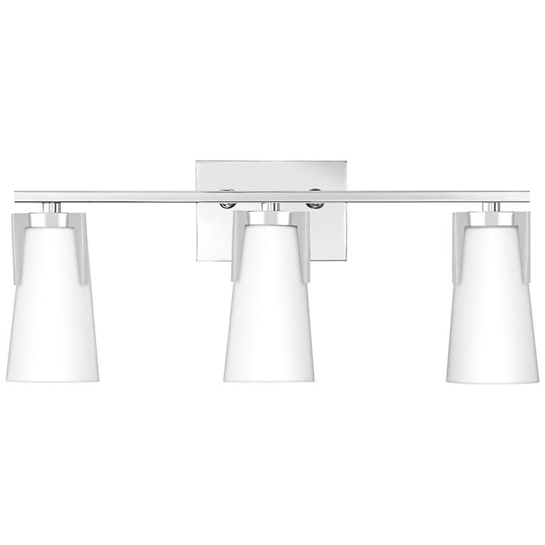 Image 1 Quoizel Miriam 22 1/2"W Polished Chrome 3-Light Bath Light