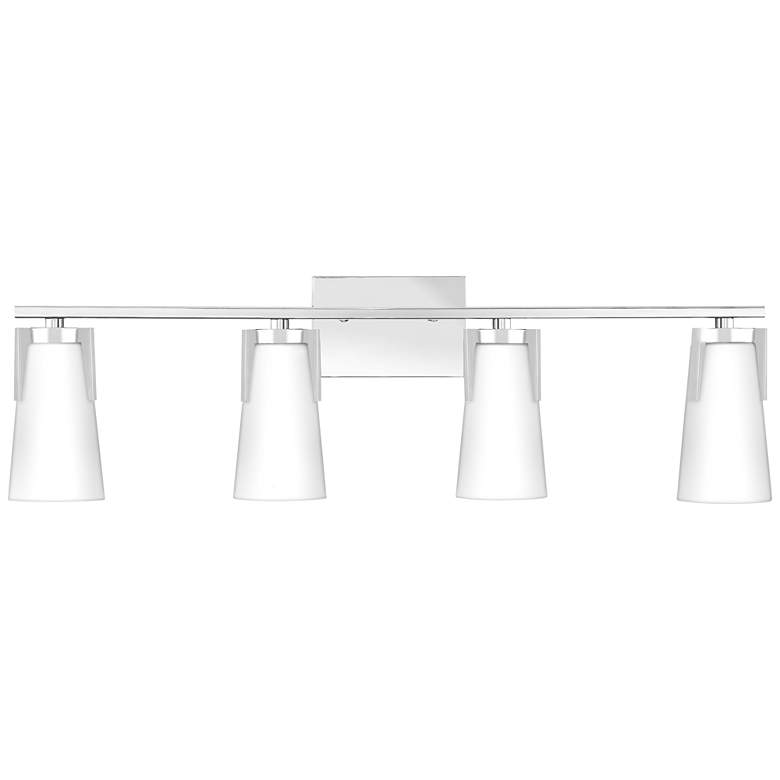 Image 1 Quoizel Miriam 32 inch Wide Polished Chrome 4-Light Bath Light