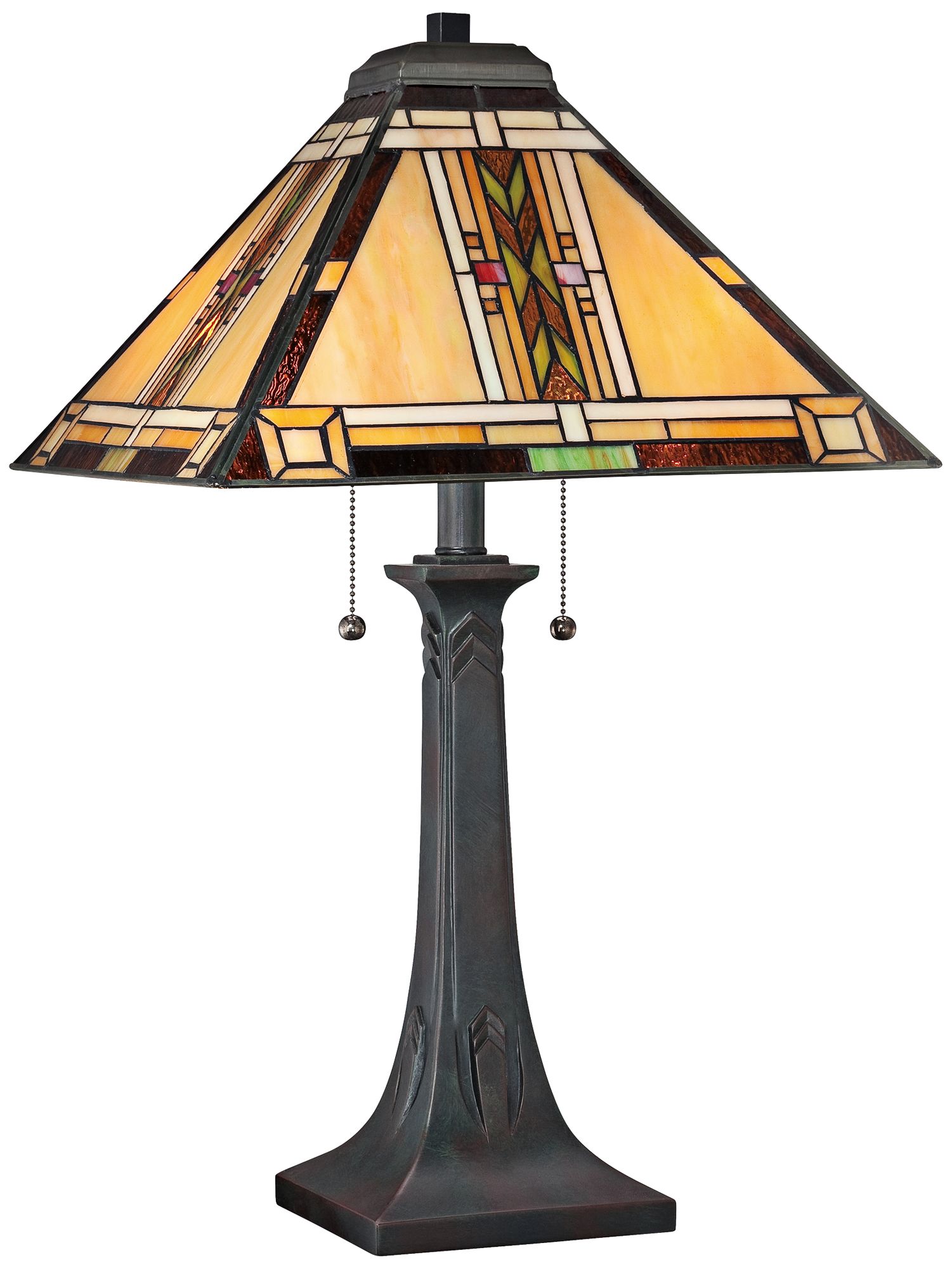 quoizel mission table lamp