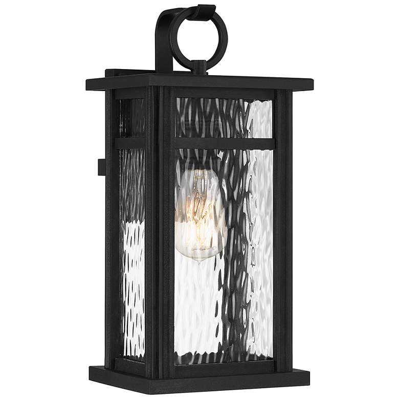Image 3 Quoizel Moira 15 3/4" High Earth Black Outdoor Wall Light