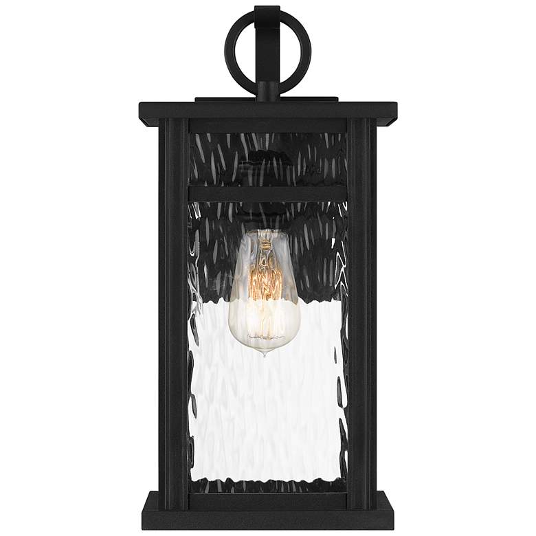 Image 5 Quoizel Moira 15 3/4" High Earth Black Outdoor Wall Light more views