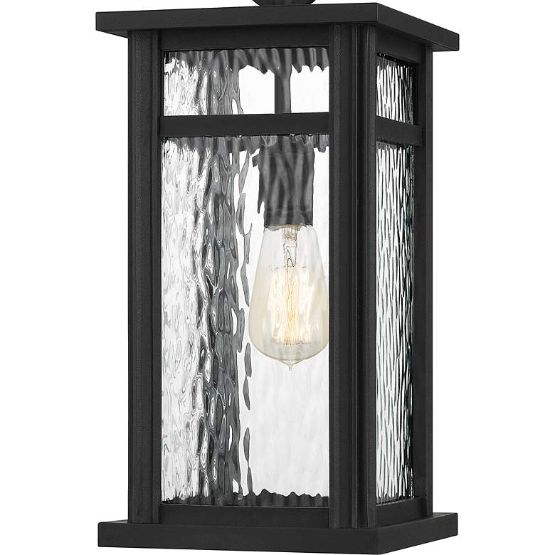 Image 4 Quoizel Moira 17 1/2 inch High Earth Black Outdoor Hanging Light more views