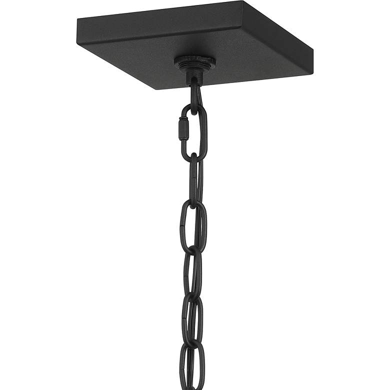 Image 5 Quoizel Moira 17 1/2 inch High Earth Black Outdoor Hanging Light more views