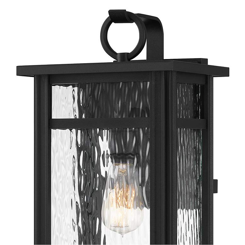 Image 4 Quoizel Moira 17 1/2 inch High Earth Black Outdoor Wall Light more views