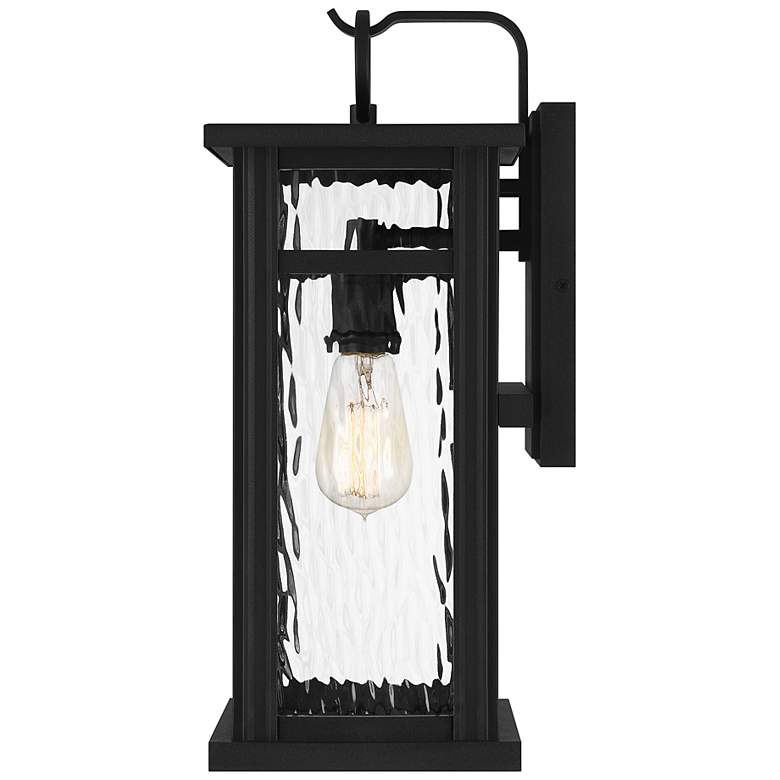 Image 5 Quoizel Moira 17 1/2" High Earth Black Outdoor Wall Light more views