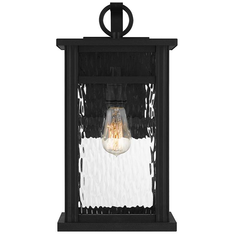 Image 6 Quoizel Moira 17 1/2 inch High Earth Black Outdoor Wall Light more views