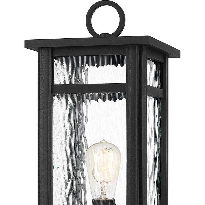Image 4 Quoizel Moira 20 1/2" Earth Black Outdoor Post Mount Light more views