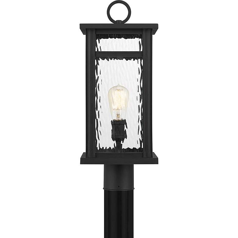 Image 5 Quoizel Moira 20 1/2" Earth Black Outdoor Post Mount Light more views