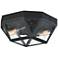 Quoizel Montrose 10 1/2" Wide Mystic Black Ceiling Light